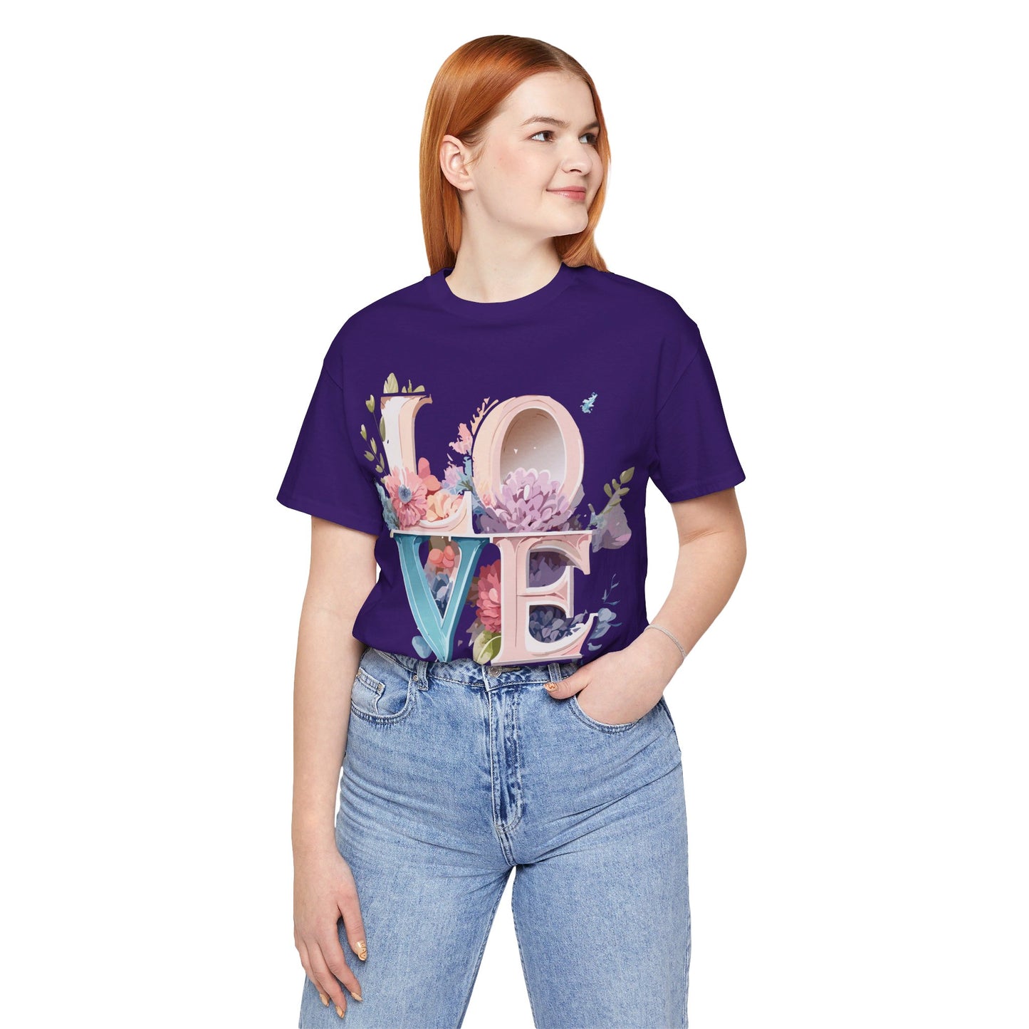 T-Shirt aus natürlicher Baumwolle – Love Story Collection