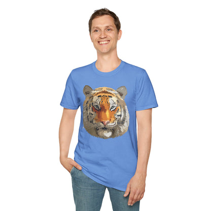 Unisex Tiger Shirt Animal Print Tee Gildan Softstyle Cotton Quality