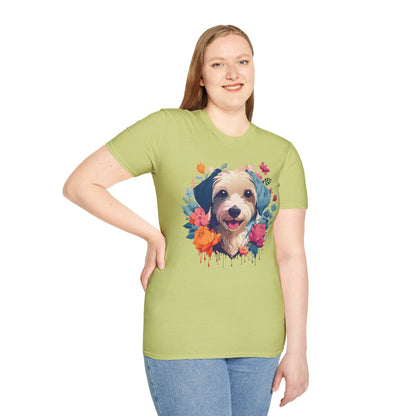 Dog Shirt Unisex Animal Tee Made From 100 Percent Ring Spun Cotton