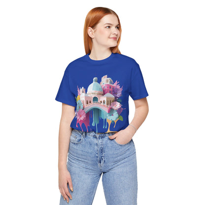 Natural Cotton Tee Shirt - Beautiful Places Collection - Venice Printify