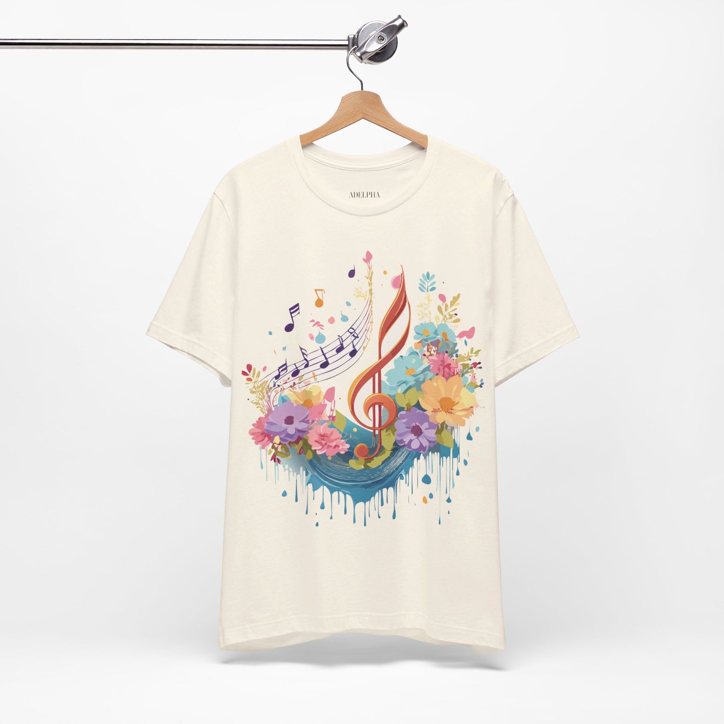 T-shirt en coton naturel - Collection Musique