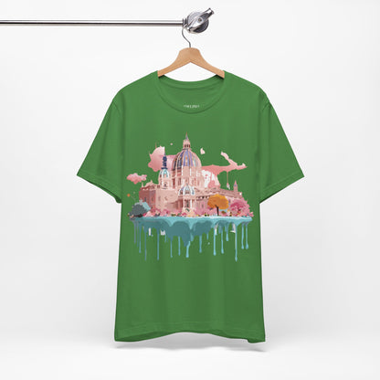 Natural Cotton Tee Shirt - Beautiful Places Collection - Vienna Printify