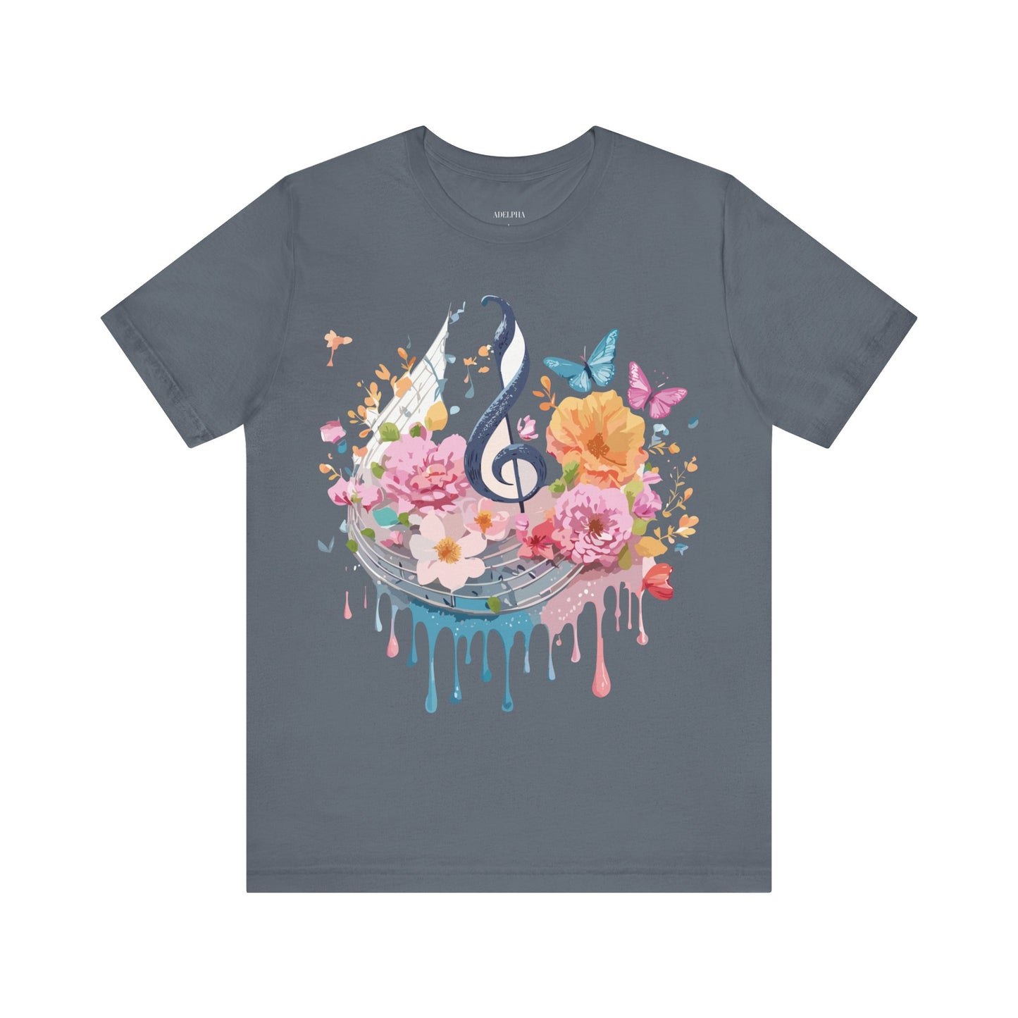 Natural Cotton Tee Shirt - Music Collection