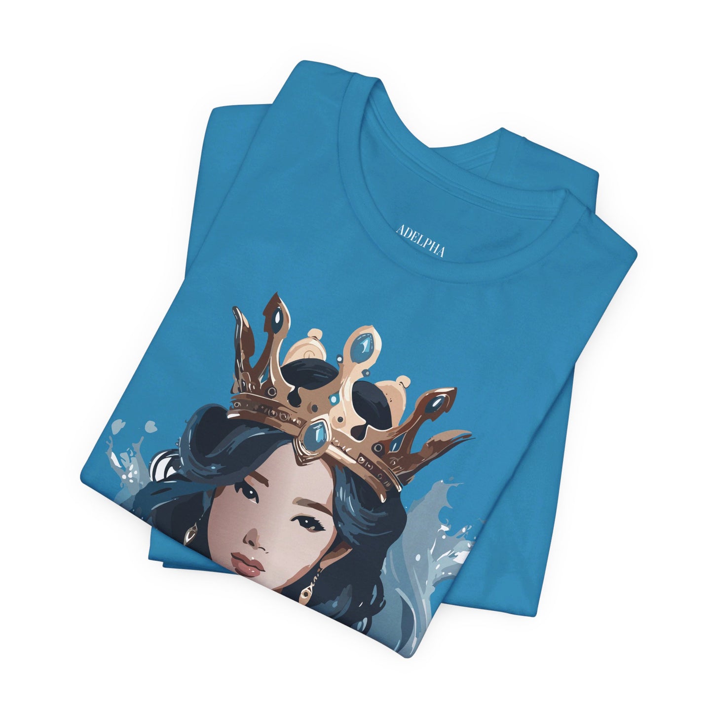 T-Shirt aus natürlicher Baumwolle – Queen Collection