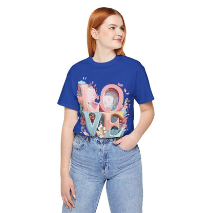 Natural Cotton Tee Shirt - Love Story Collection Printify