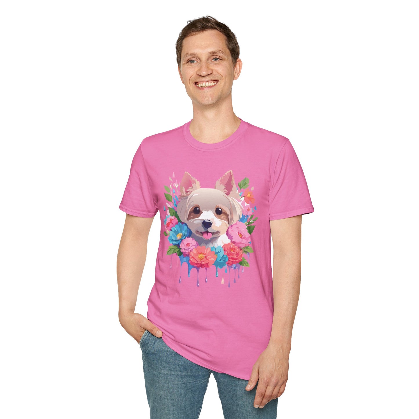 Dog Shirt, Shirt with Dog, Animal Tee, Shirt with Animals