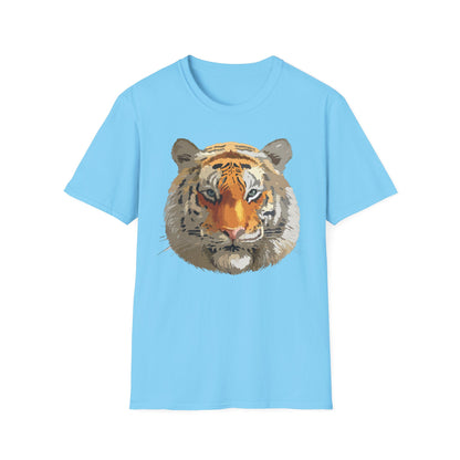 Unisex Tiger Shirt Animal Print Tee Gildan Softstyle Cotton Quality