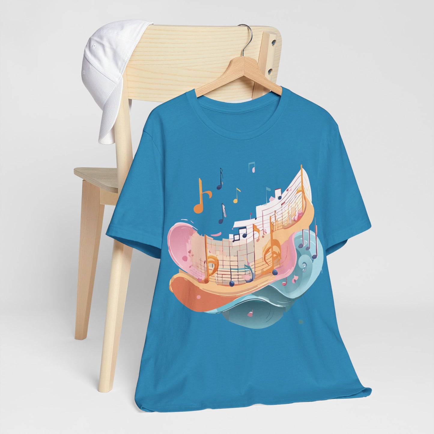 T-shirt en coton naturel - Collection Musique