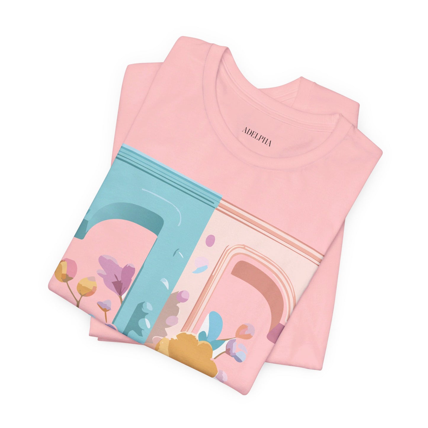 T-shirt en coton naturel - Collection Lettres - T