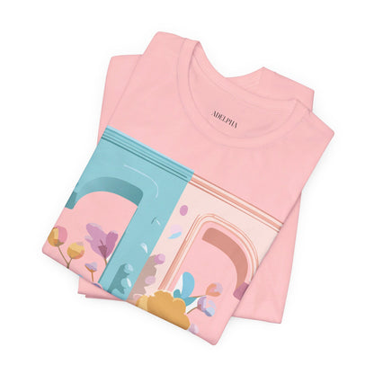 Natural Cotton Tee Shirt - Letters Collection - T Printify