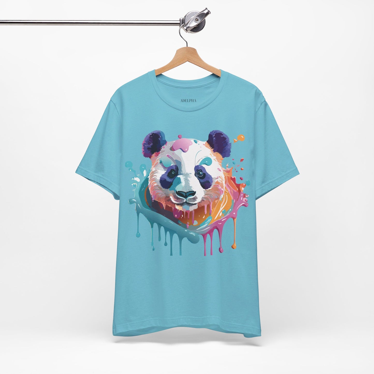 T-Shirt aus natürlicher Baumwolle mit Panda