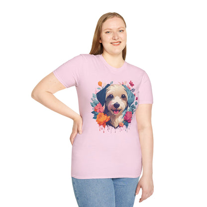 Dog Shirt Unisex Animal Tee Made From 100 Percent Ring Spun Cotton