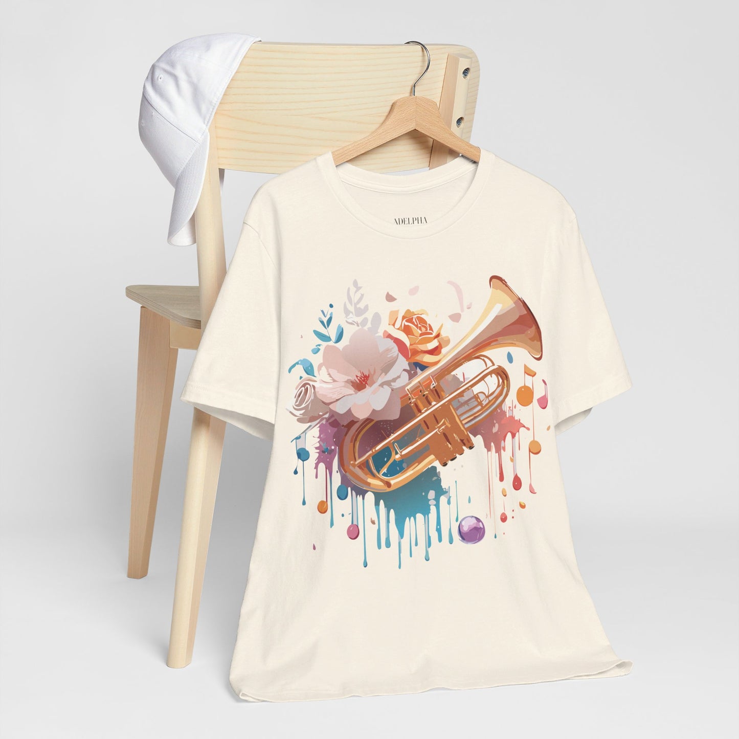 Natural Cotton Tee Shirt - Music collection