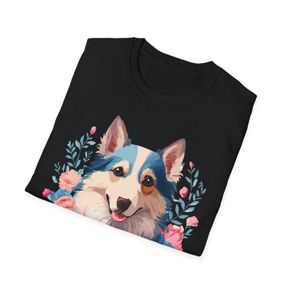 Dog Shirt Unisex Animal Tee Softstyle Cotton Lightweight Breathable