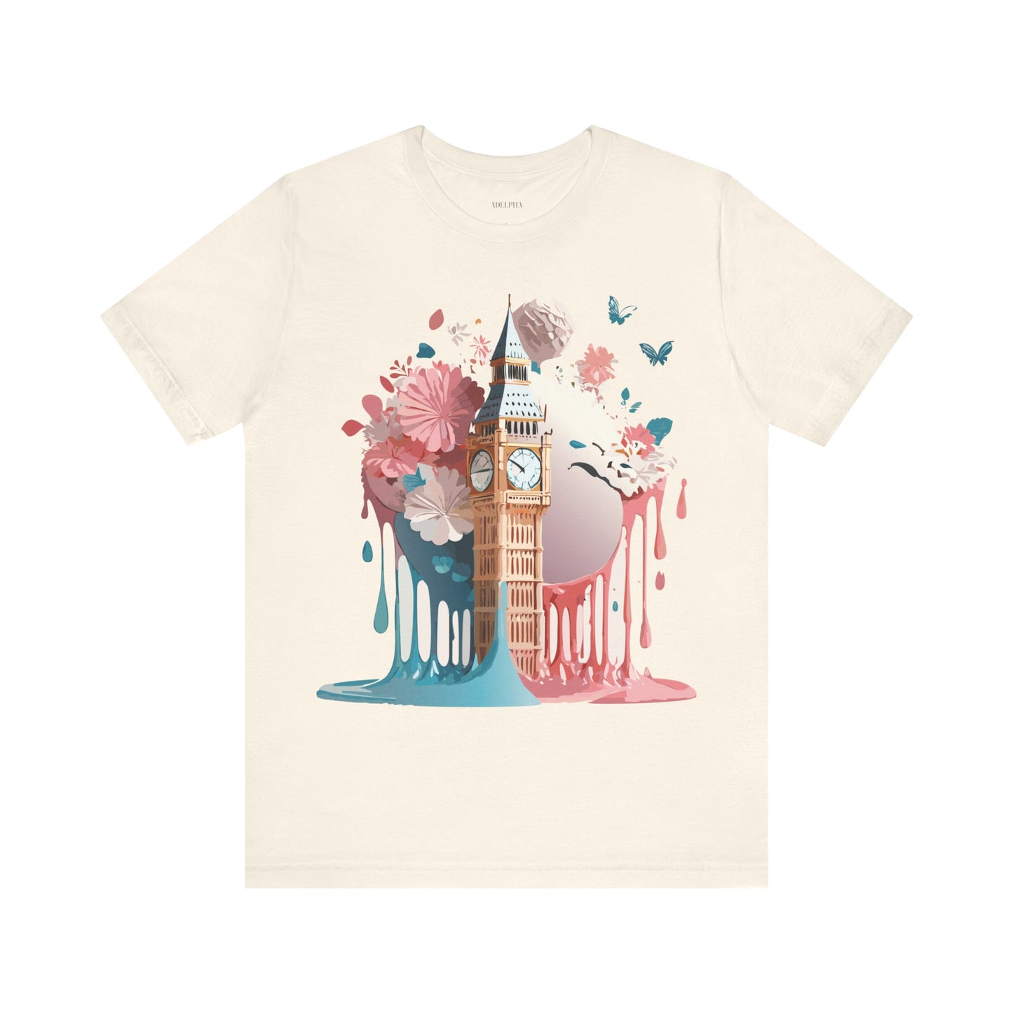 Natural Cotton Tee Shirt - Beautiful Places Collection - London