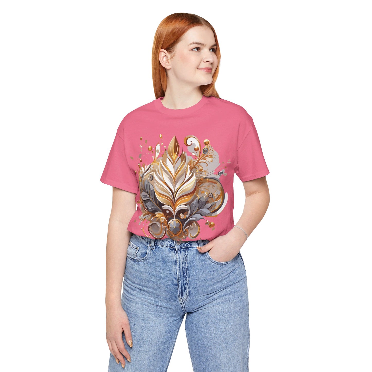 T-Shirt aus natürlicher Baumwolle – Queen Collection