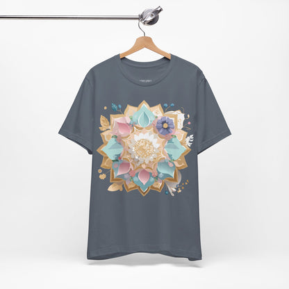 Natural Cotton Tee Shirt - Medallion Collection Printify