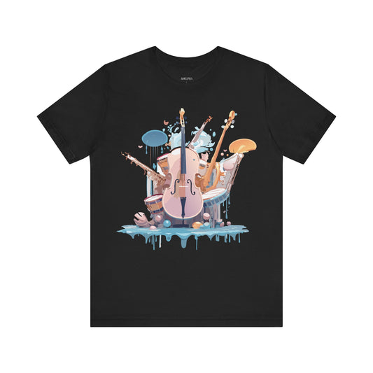 Natural Cotton Tee Shirt - Music Collection