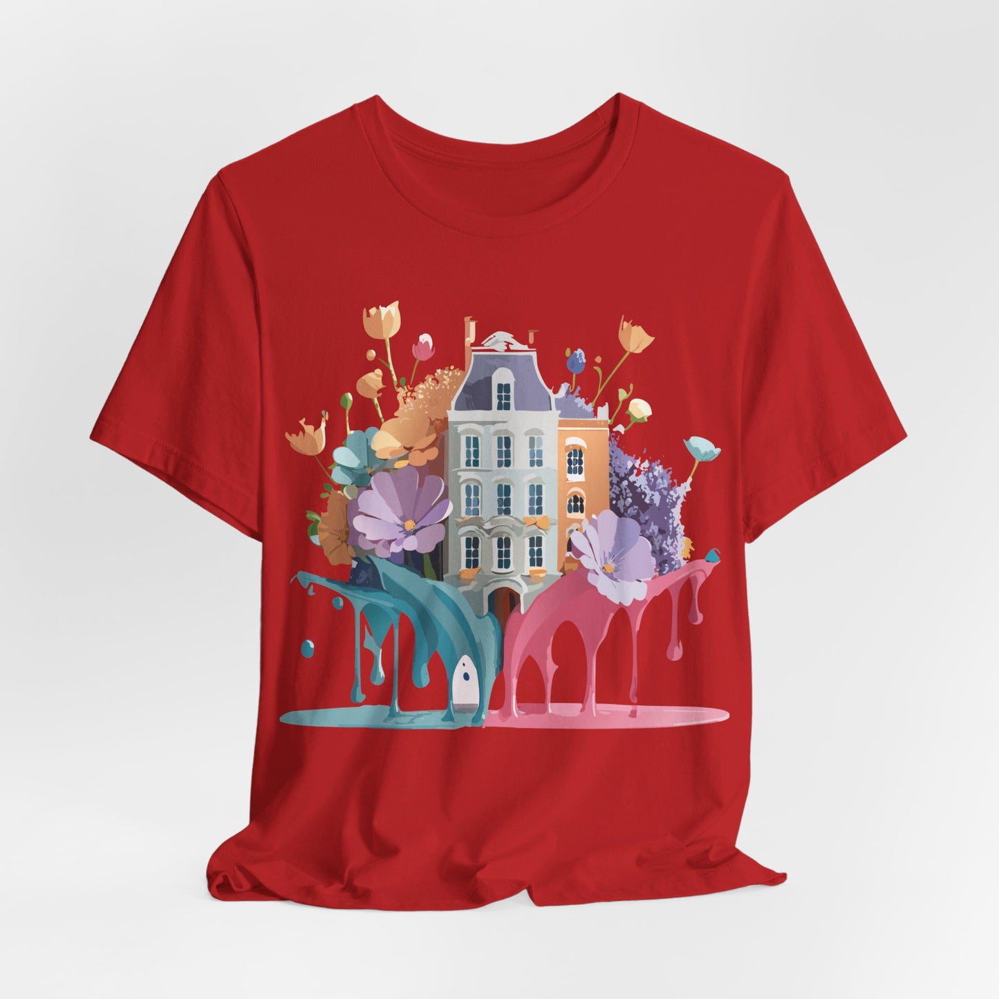 Natural Cotton Tee Shirt - Beautiful Places Collection - Amsterdam