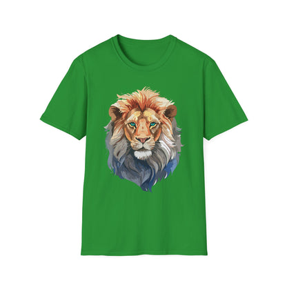 Lion Shirt Unisex Animal Tee Gildan Softstyle 64000 Cotton Tee