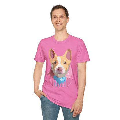 Dog Shirt Unisex Animal Print Tee Cotton T Shirt For Pet Lovers