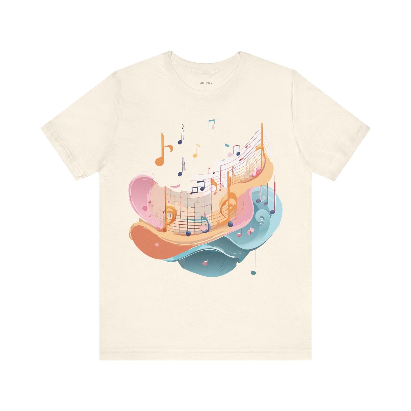 T-shirt en coton naturel - Collection Musique