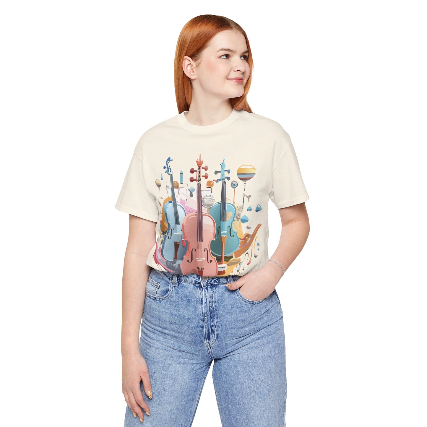 T-shirt en coton naturel - Collection Musique