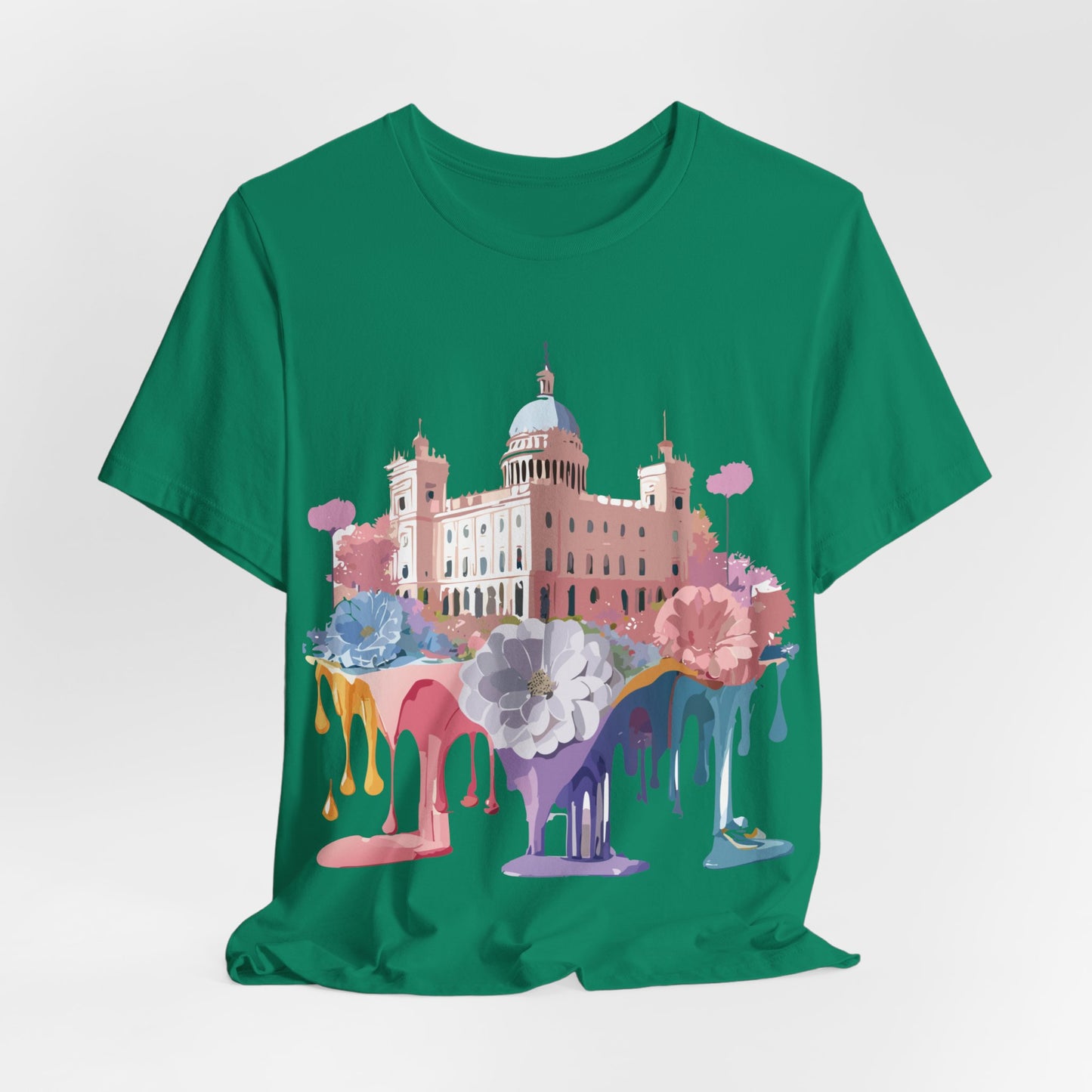 Natural Cotton Tee Shirt - Beautiful Places Collection - Madrid