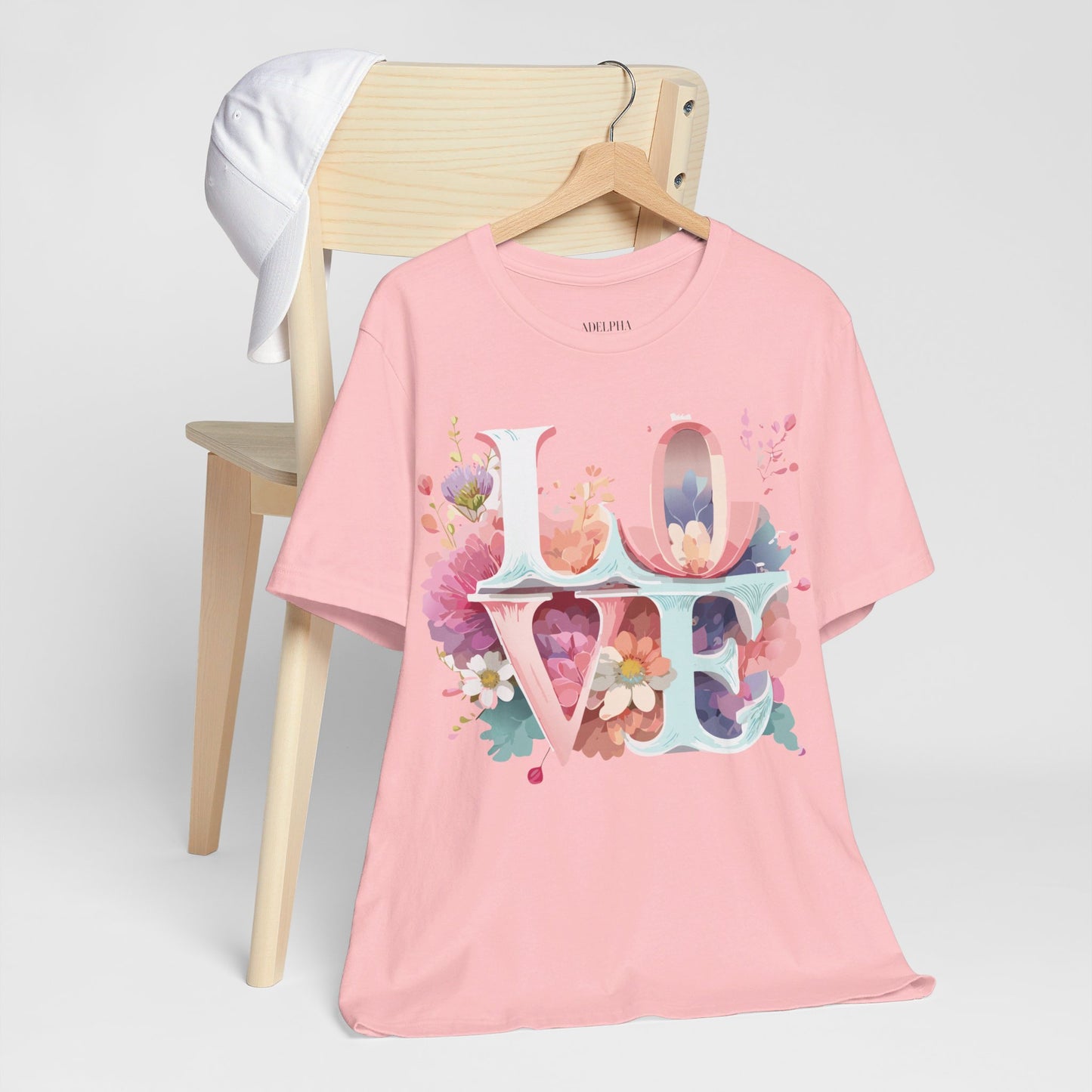 T-Shirt aus natürlicher Baumwolle – Love Story-Kollektion