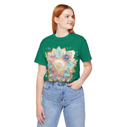 Natural Cotton Tee Shirt - Medallion Collection Printify