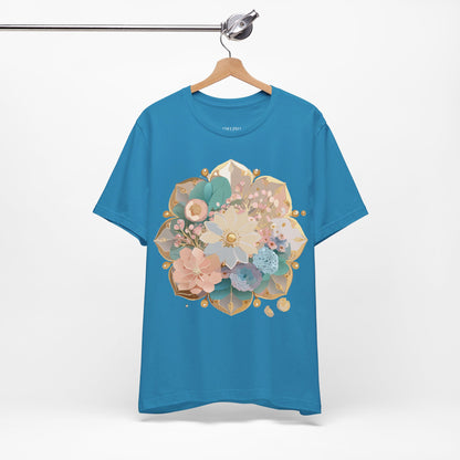 Natural Cotton Tee Shirt - Medallion Collection Printify