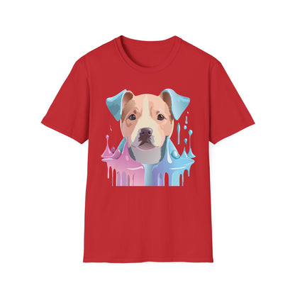 Dog Shirt Unisex Animal Tee Softstyle Gildan 64000 Cotton Tee