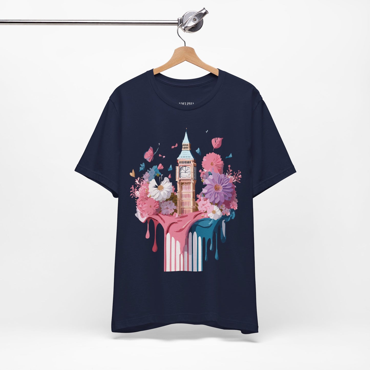 Natural Cotton Tee Shirt - Beautiful Places Collection - London