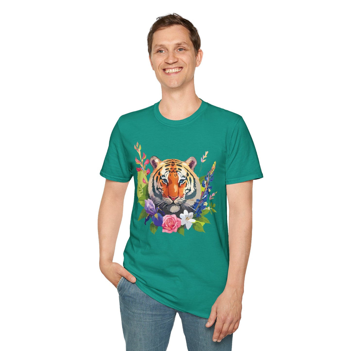 Tiger Shirt, Shirt with Tiger, Animal Tee, Shirt with Animals