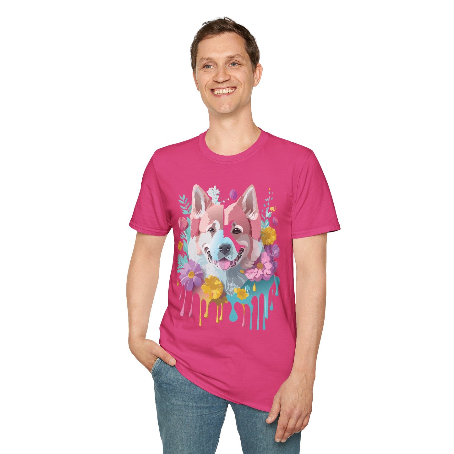 Dog Shirt, Shirt with Dog, Animal Tee, Shirt with Animals