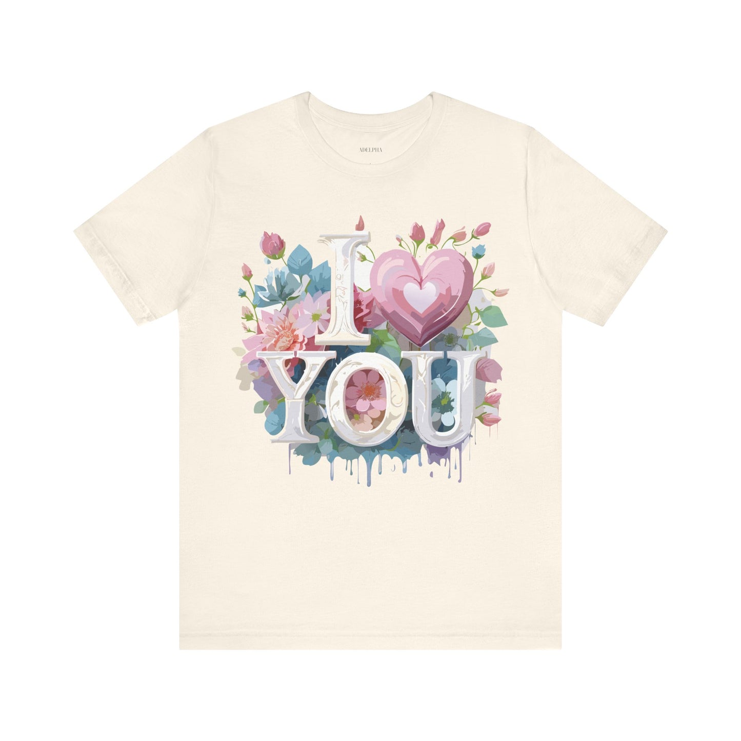 Natural Cotton Tee Shirt - Love story Collection