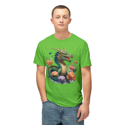 Dragon T Shirt With Art Print HD Cotton Unisex Tee Vintage Dragon Design