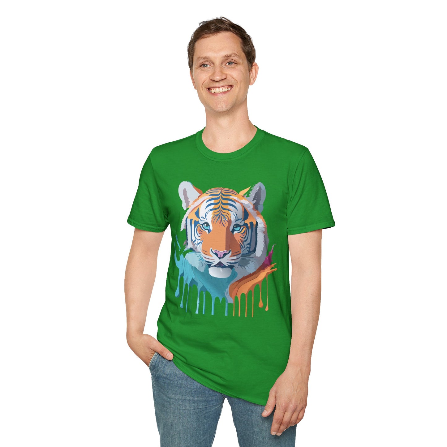 Tiger Shirt, Shirt with Tiger, Animal Tee, Shirt with Animals