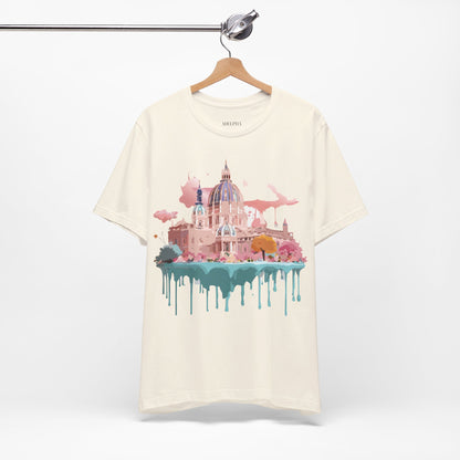 Natural Cotton Tee Shirt - Beautiful Places Collection - Vienna Printify