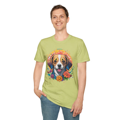 Dog Shirt Unisex Animal Tee Gildan 64000 Softstyle Ring Spun Cotton