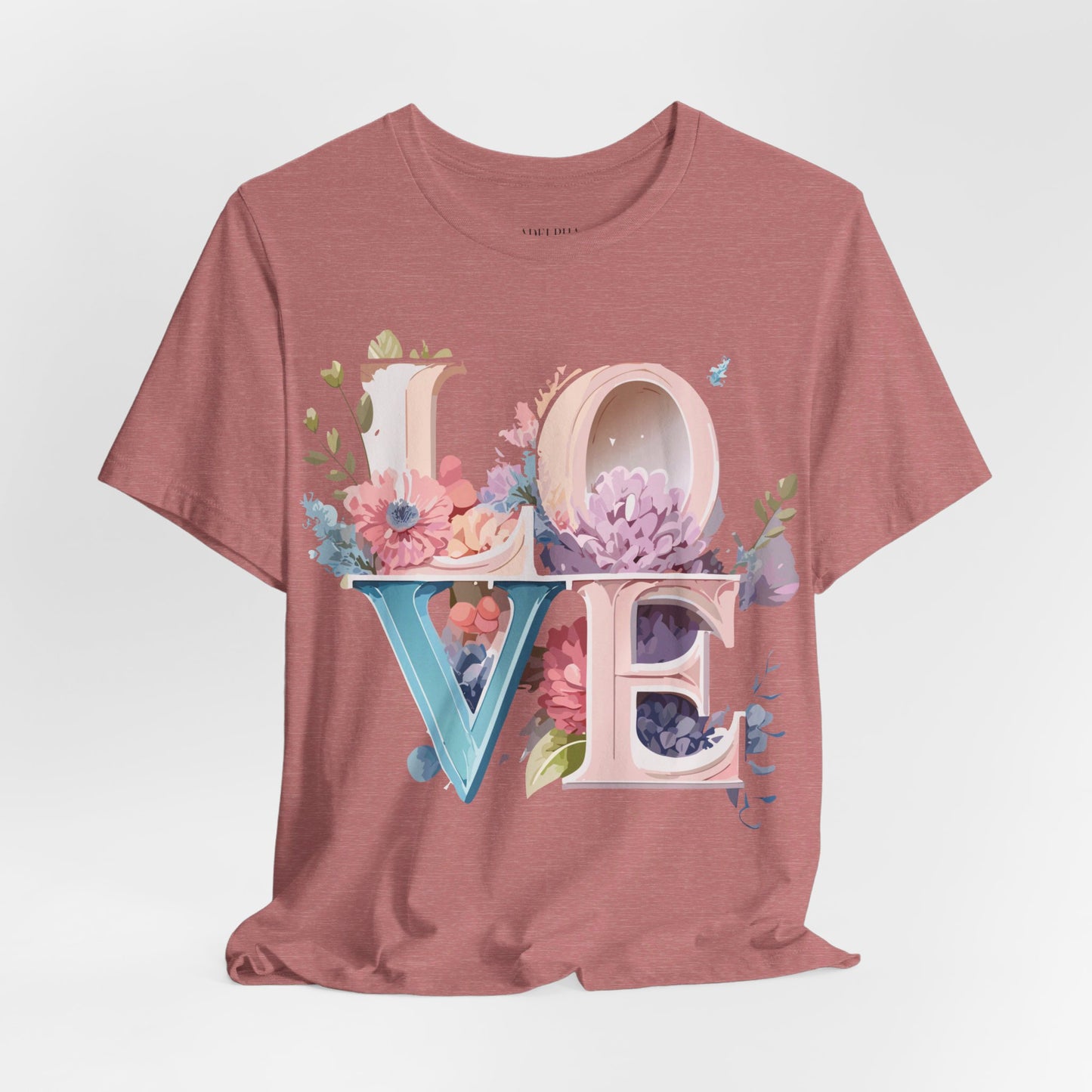 T-Shirt aus natürlicher Baumwolle – Love Story-Kollektion