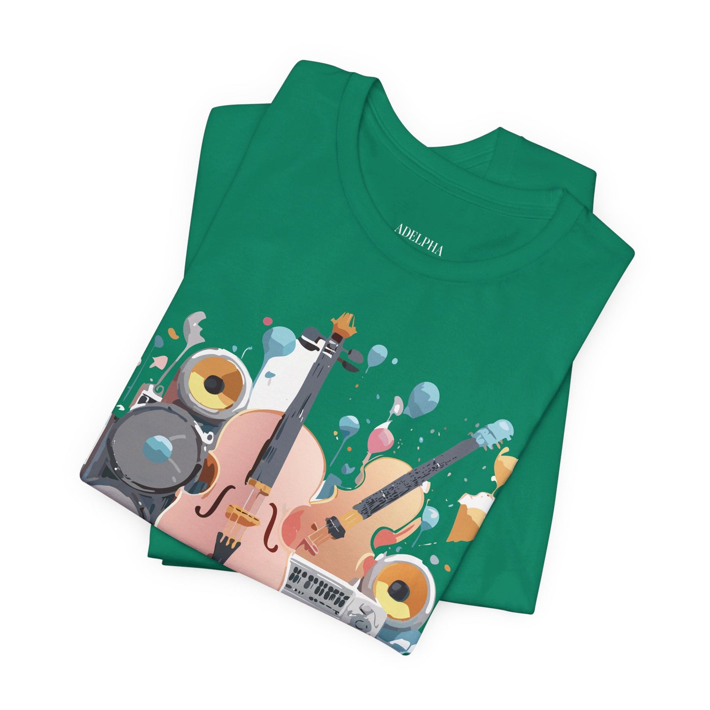 Natural Cotton Tee Shirt - Music Collection