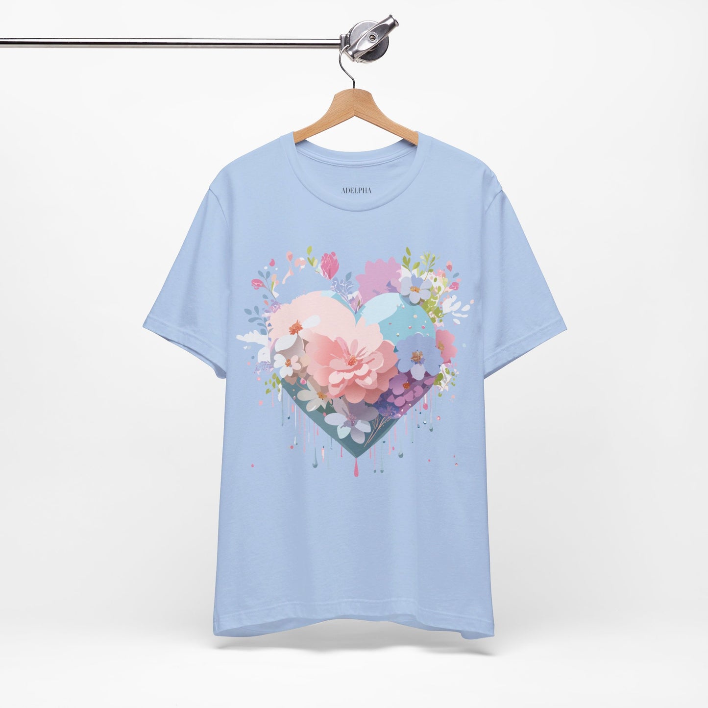 Natural Cotton Tee Shirt - Love story Collection