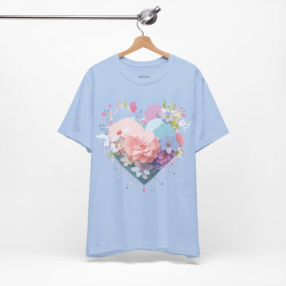 Natural Cotton Tee Shirt - Love story Collection Printify