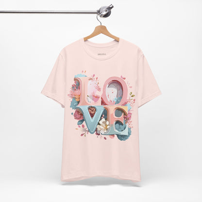 Natural Cotton Tee Shirt - Love story Collection Printify