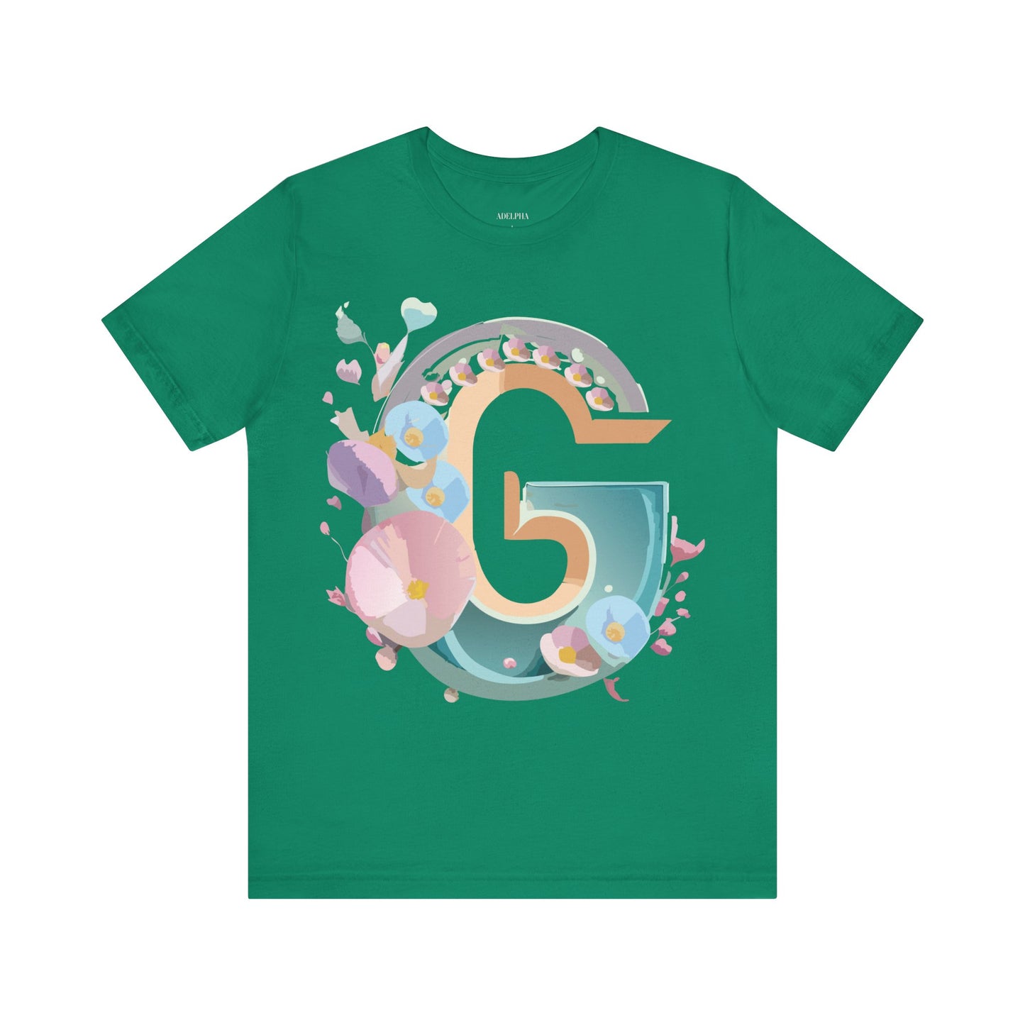 Natural Cotton Tee Shirt - Letters Collection - G