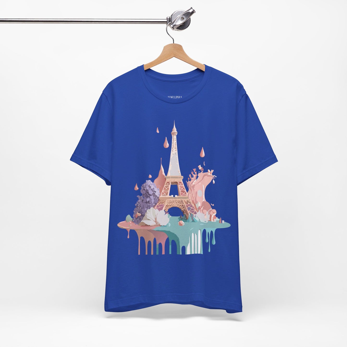 Natural Cotton Tee Shirt - Beautiful Places Collection - Paris