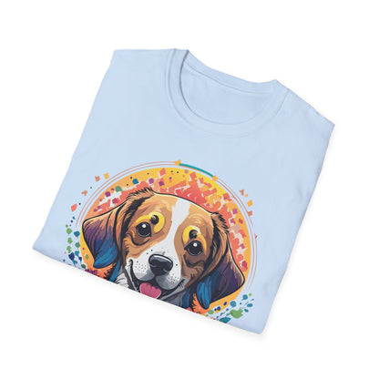 Dog Shirt Unisex Animal Tee Gildan 64000 Softstyle Ring Spun Cotton