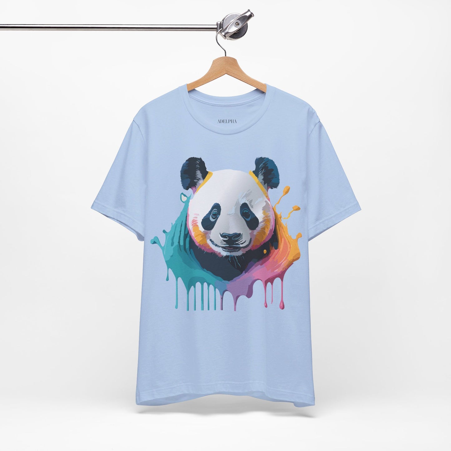 T-Shirt aus natürlicher Baumwolle mit Panda