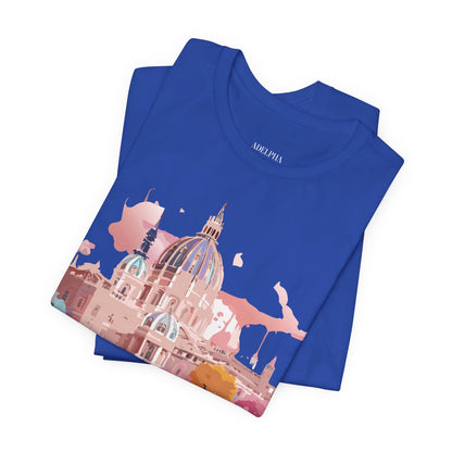 Natural Cotton Tee Shirt - Beautiful Places Collection - Vienna Printify